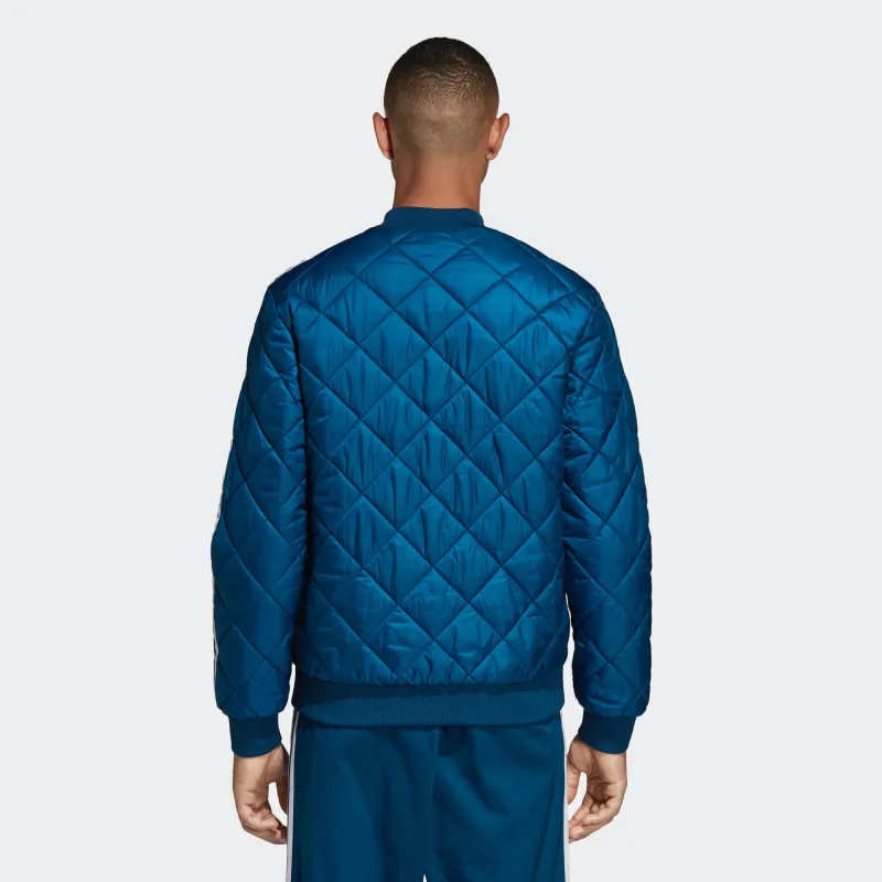 Adidas Puffer Jacket Men's Marine Blue-3