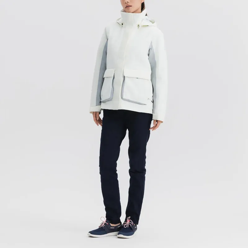DECATHLON Windbreaker Jacket Women's Pearl White-4