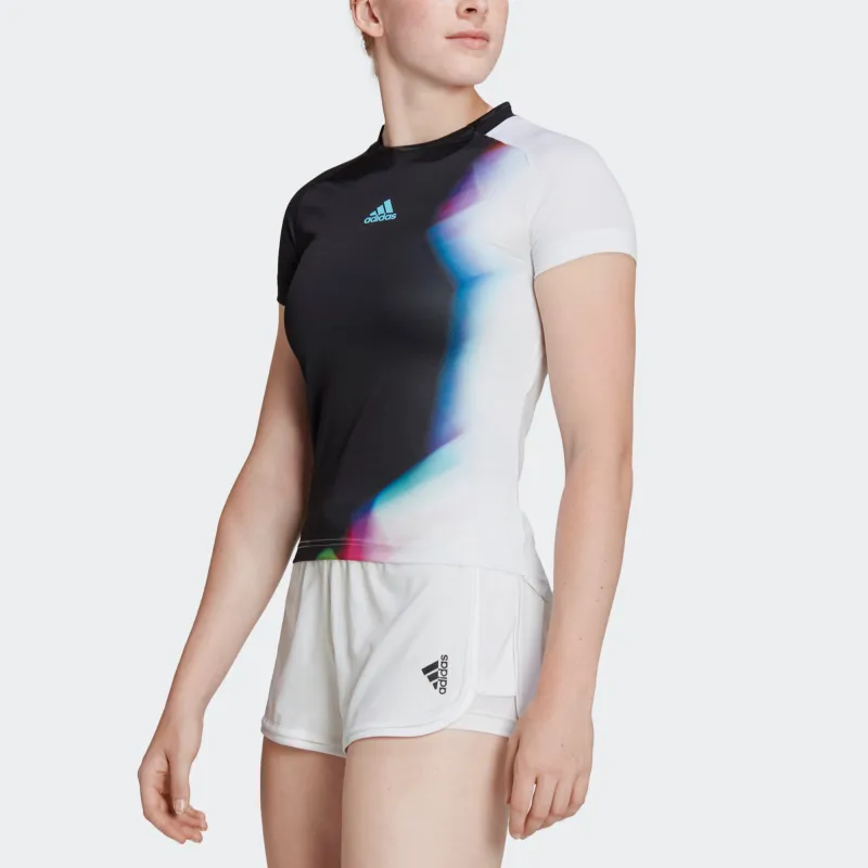 Adidas Tennis T-Shirt Women's White/Black-3