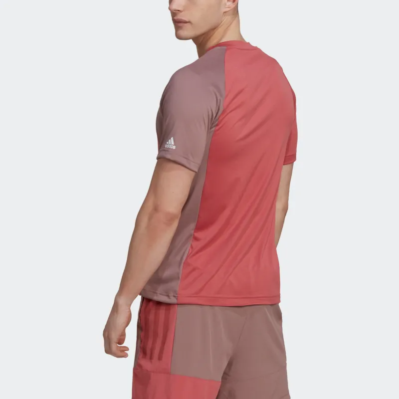 Adidas AEROREADY T-Shirt Men's Marvelous Red-2