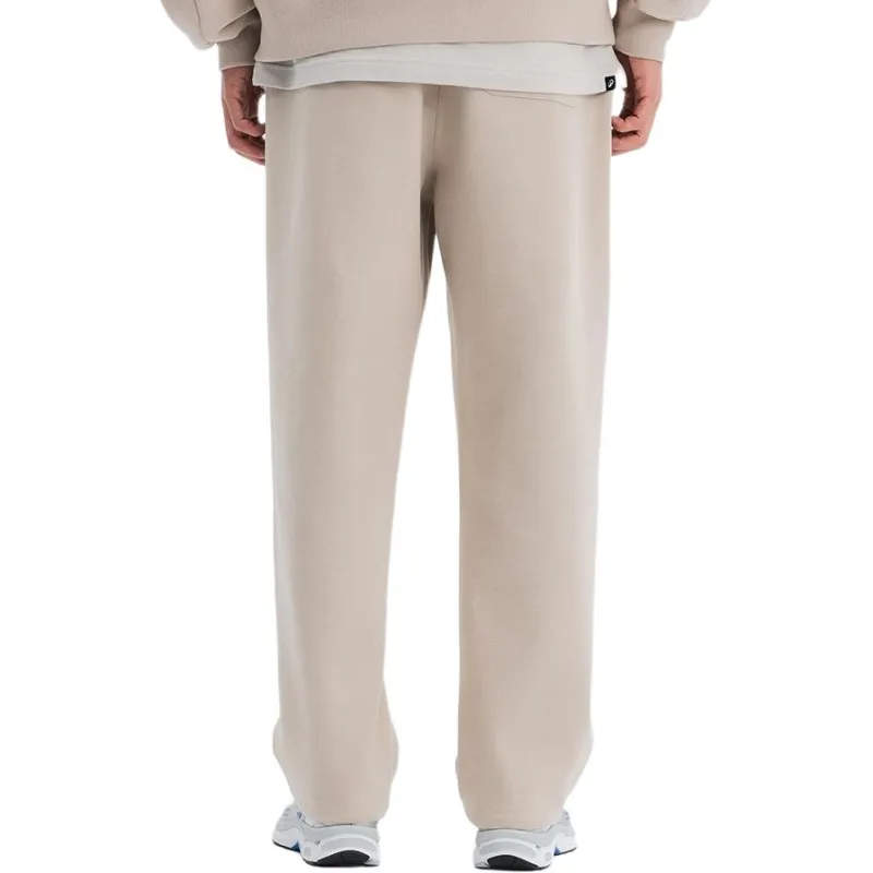 DECATHLON Knitted Sweatpants Unisex Linen Beige-1