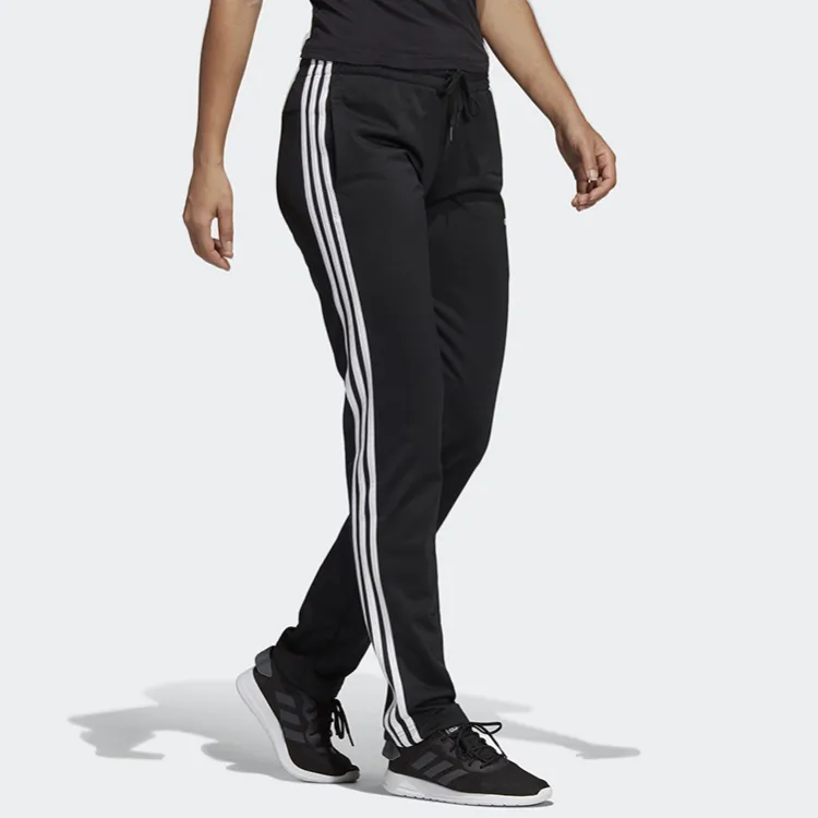 Adidas Knitted Sports Pants Women's Black/White-5