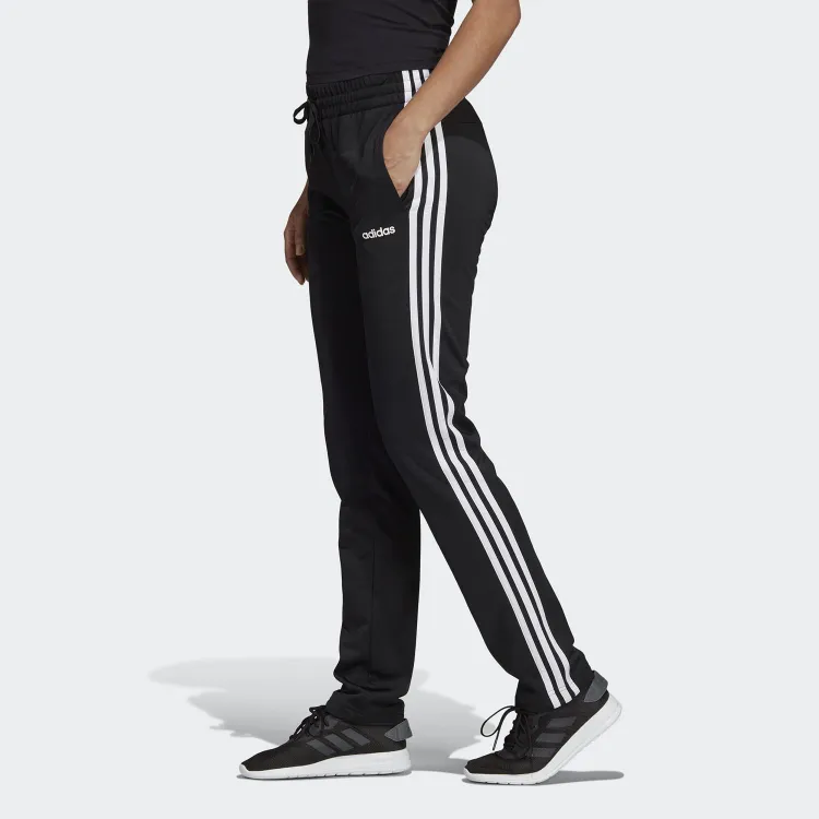 Adidas Knitted Sports Pants Women's Black/White-4