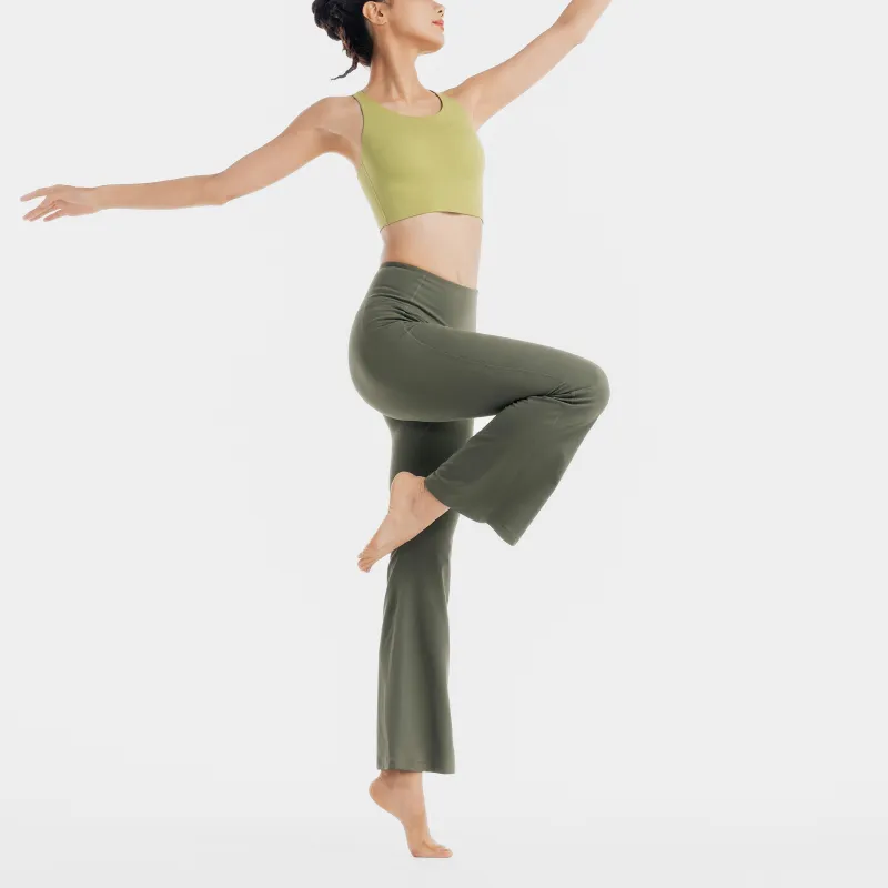 DECATHLON Athletic Trousers Women's Loquat Yellow-4