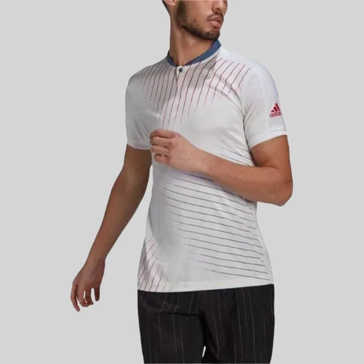 Adidas AEROREADYTennis GRAPHIC TEE T-Shirt Men's White-1