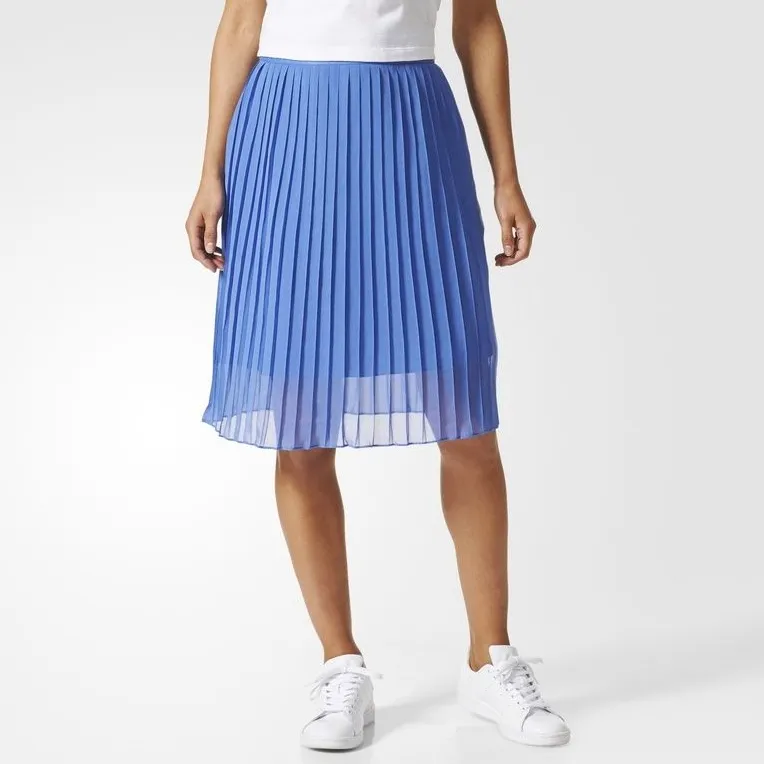 Adidas Originals Casual Short Skirts Women's Aviation Blue-2