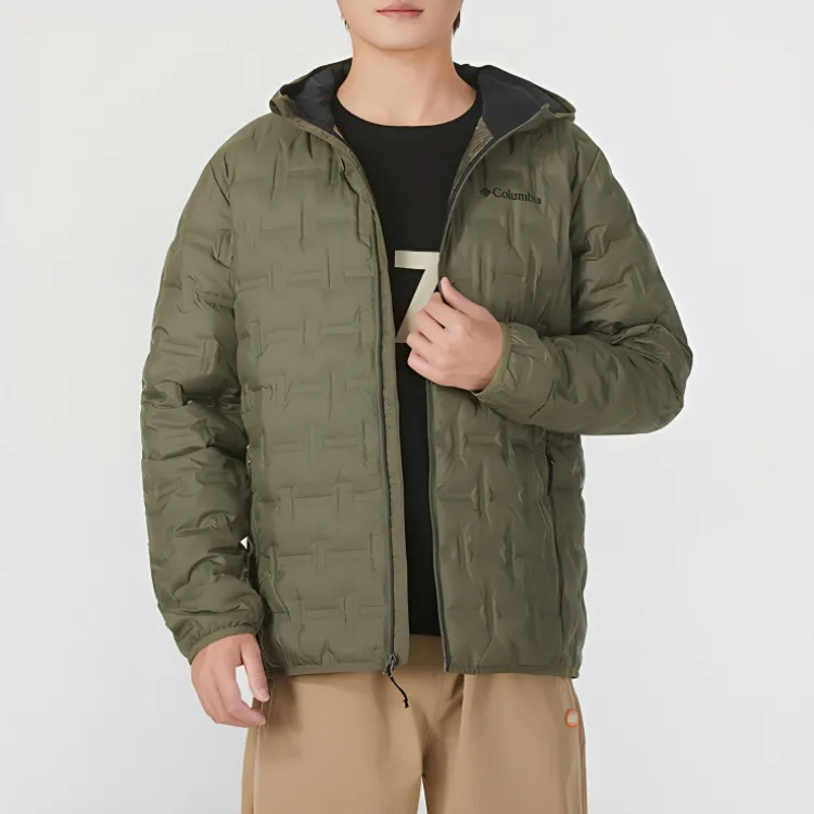 Columbia Omni Heat Down Jacket Men's Army Green-3