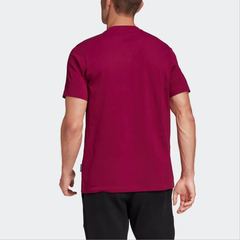 Adidas MH BOS TEE T-Shirt Men's Burgundy-3