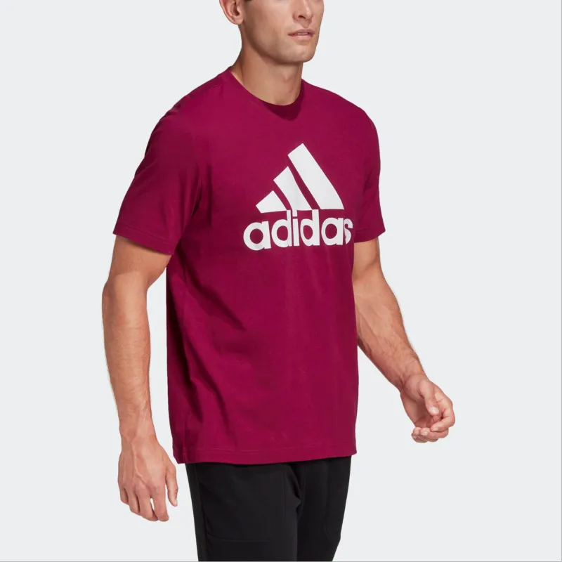 Adidas MH BOS TEE T-Shirt Men's Burgundy-4