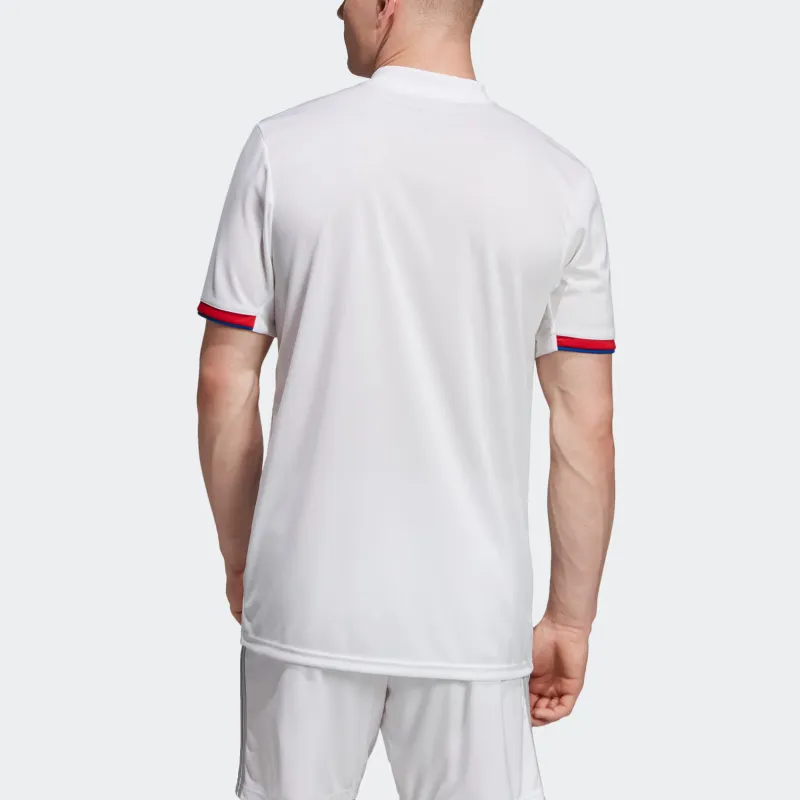 Adidas Olympique Lyonnais Soccer Jerseys Men's White/Preppy Red/Collegiate Blue-4