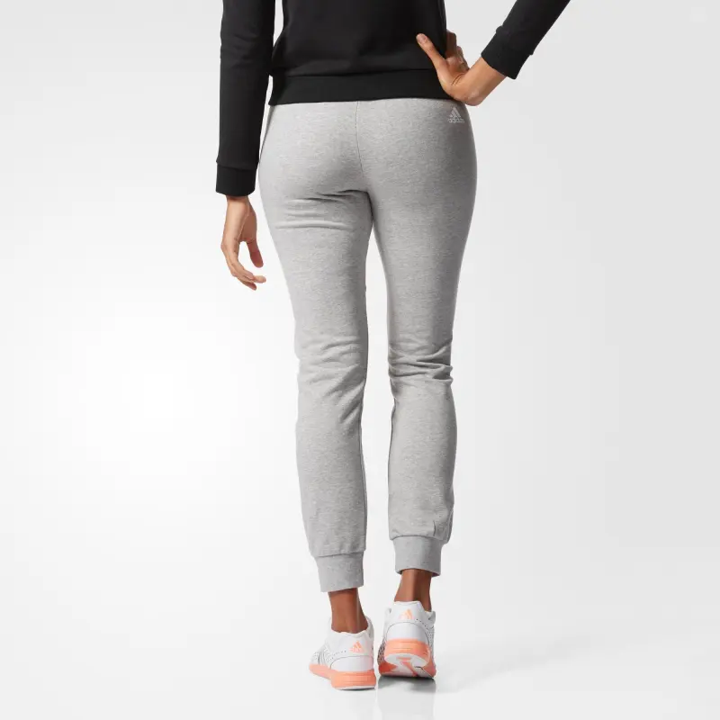 Adidas PT CH LINEAR Knitted Sports Pants Women's Medium Heather Gray-3