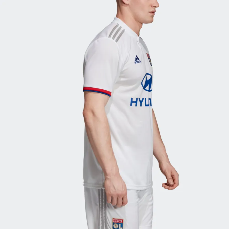 Adidas Olympique Lyonnais Soccer Jerseys Men's White/Preppy Red/Collegiate Blue-6