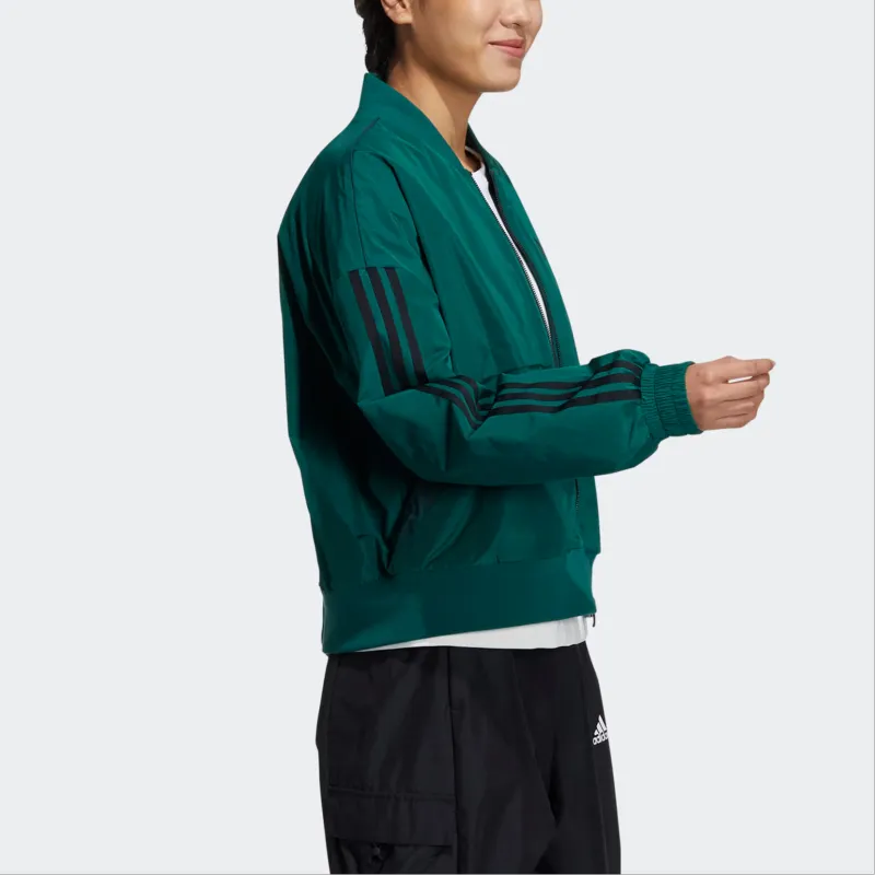 Adidas Jackets Coats Women's Forest Green/Black/Green-2