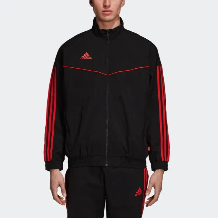 Adidas TAN ANT WOV JK Jackets & Coats Men's Black/Xikou Reservoir Red-2