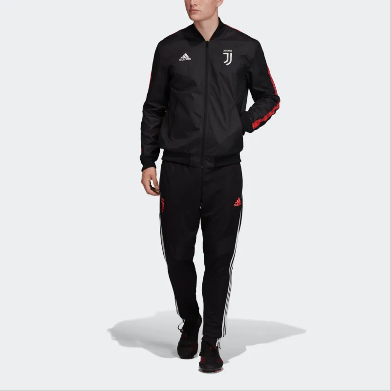 Adidas x YOUWENTUSI LIANMINGKUAN Knitted Sports Pants Men's Black/White-2