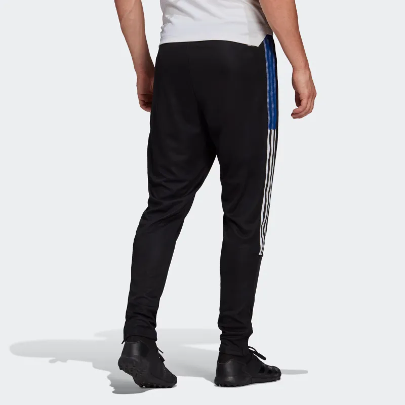 Adidas TIRO21 Knitted Sports Pants Men's Black/Royal Blue-1