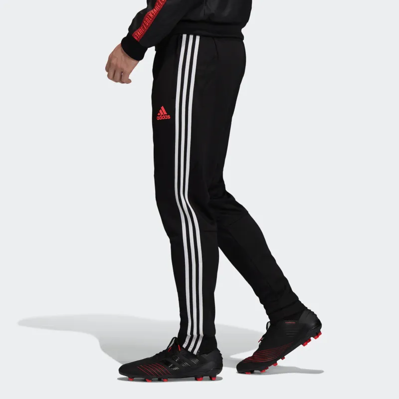 Adidas x YOUWENTUSI LIANMINGKUAN Knitted Sports Pants Men's Black/White-6