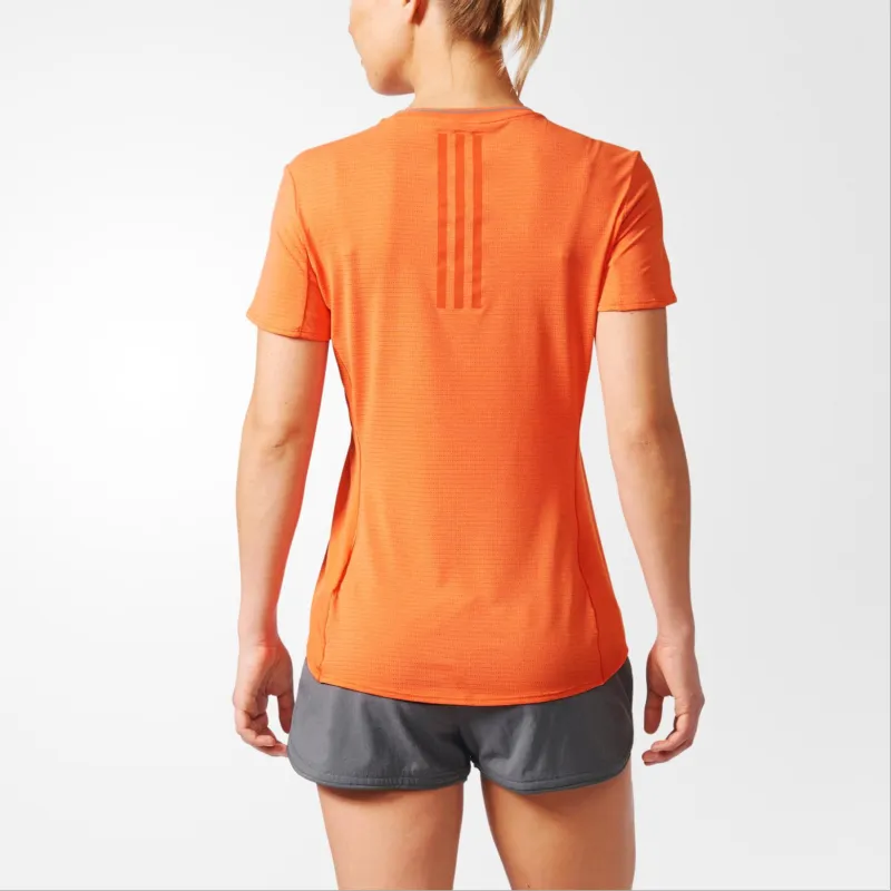 Adidas T-Shirt Women's Simple Coral Pink-4