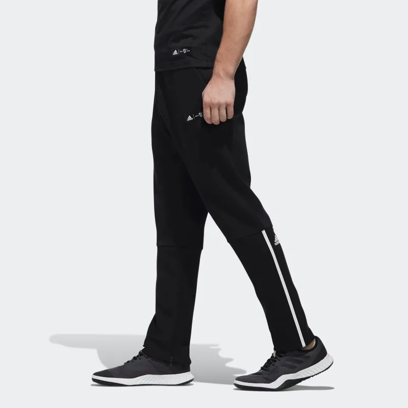Adidas Z.N.E. Knitted Sweatpants Men's Black/White-5