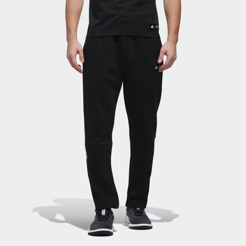 Adidas Z.N.E. Knitted Sweatpants Men's Black/White-2