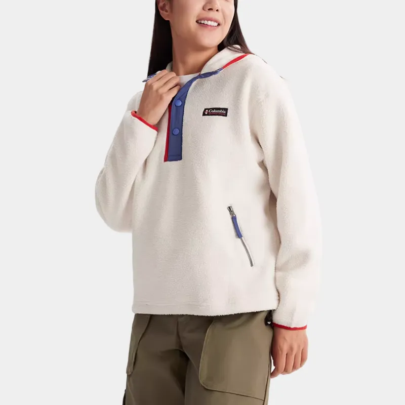 Columbia FW24 ICON Sweatshirt Women's White-4