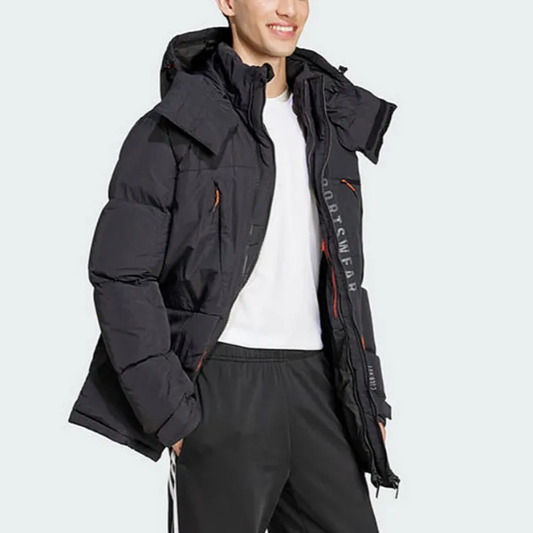 Adidas Down Jackets Men Black-4