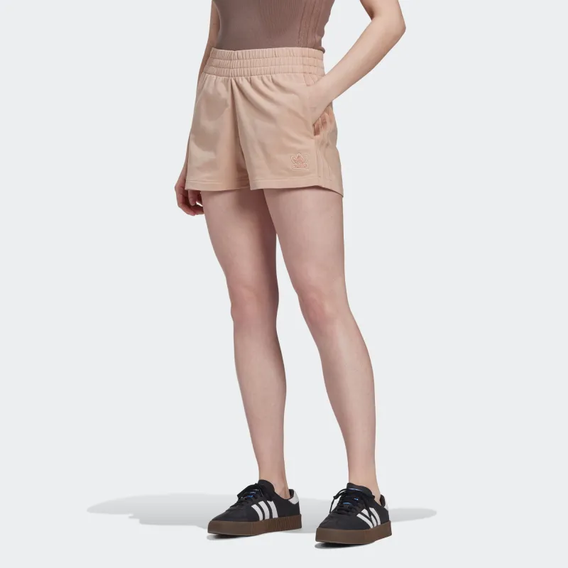 Adidas Originals Casual Shorts Women's Gray Pink-2