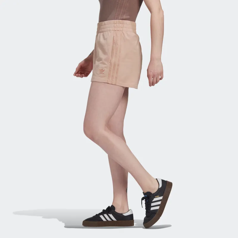 Adidas Originals Casual Shorts Women's Gray Pink-5