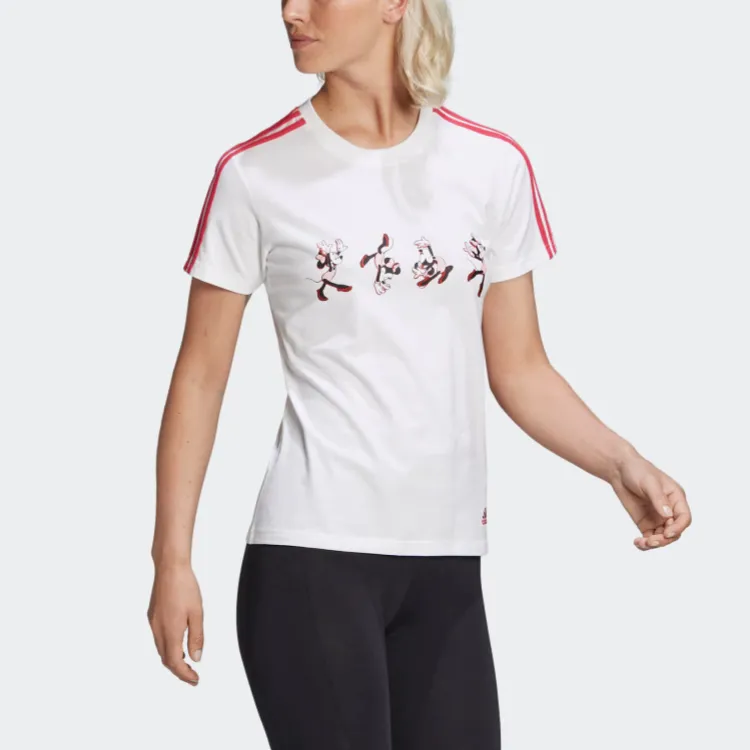 Adidas x Disney T-Shirt Women's White-3