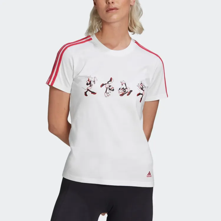 Adidas x Disney T-Shirt Women's White-2