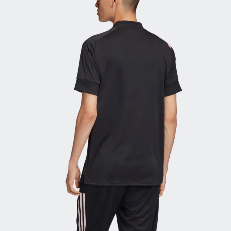Adidas Miami International AEROREADY Soccer Jerseys Men's Black/Transparent Pink-3