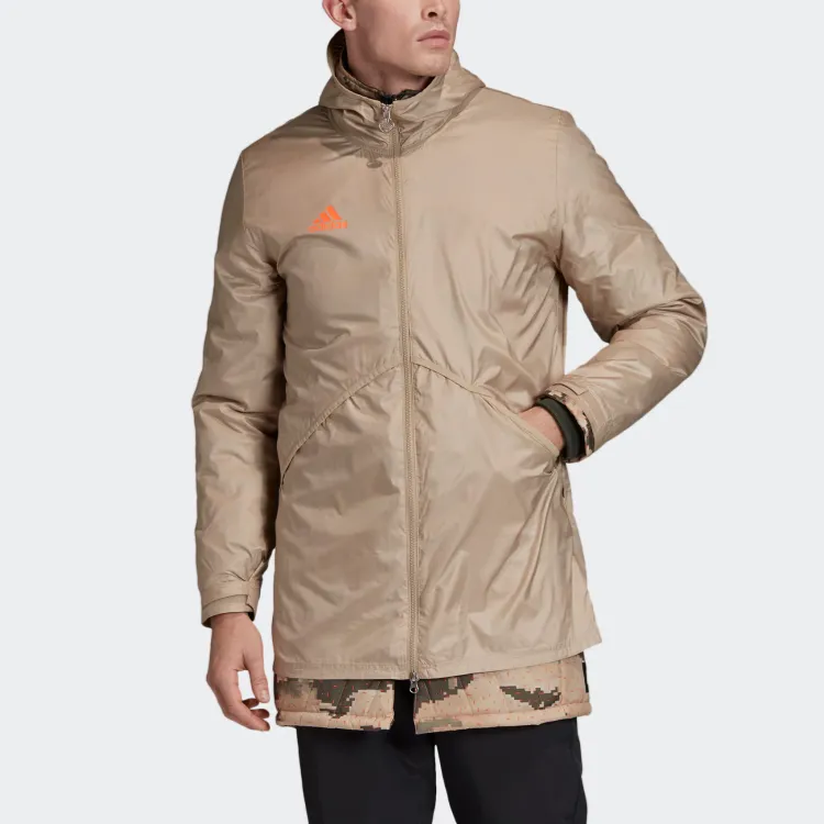 Adidas TAN ADV LAYCOAT Jackets Coats Men's Shadow Khaki Brown-3