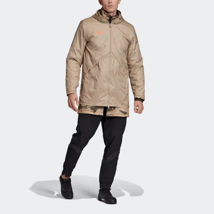 Adidas TAN ADV LAYCOAT Jackets Coats Men's Shadow Khaki Brown-4