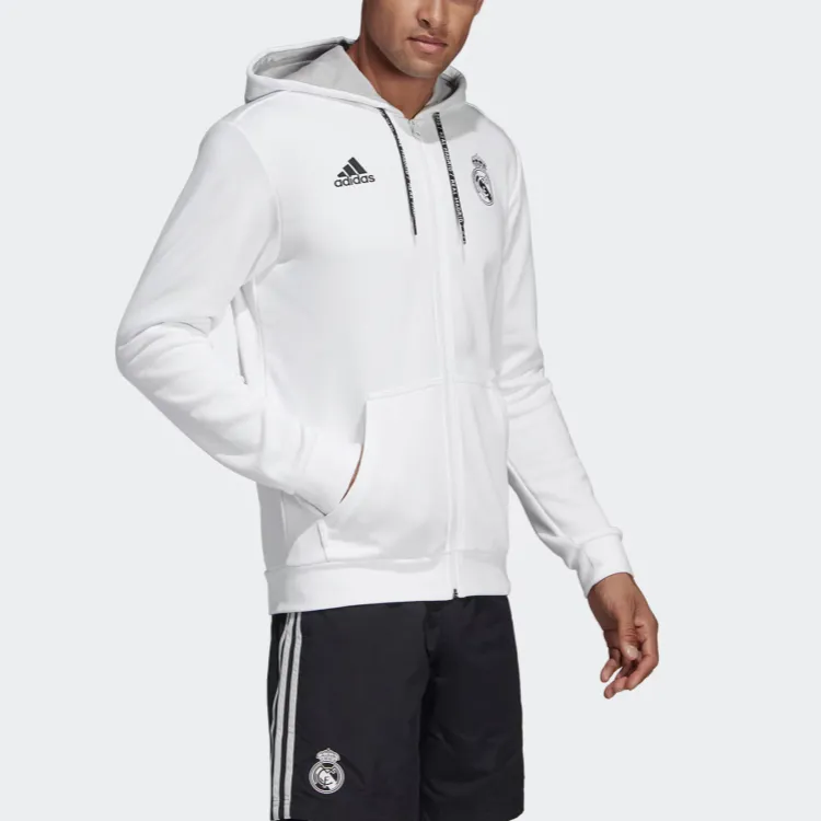 Adidas Real Madrid Jackets Coats Men's White-6