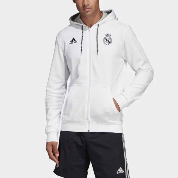 Adidas Real Madrid Jackets Coats Men's White-2