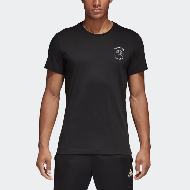 Adidas T Shirts Men Black-2