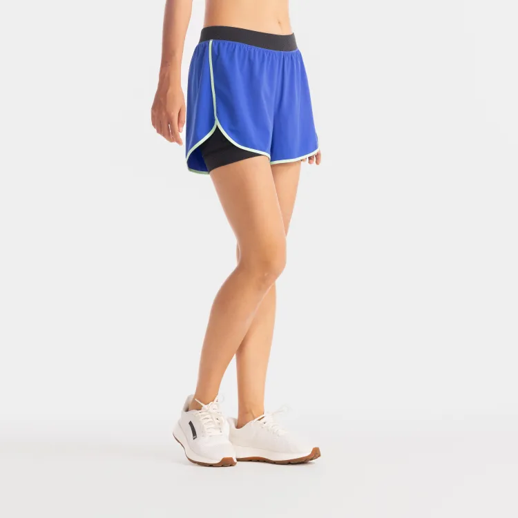 DECATHLON Sports Shorts Women's Lavender Blue-5