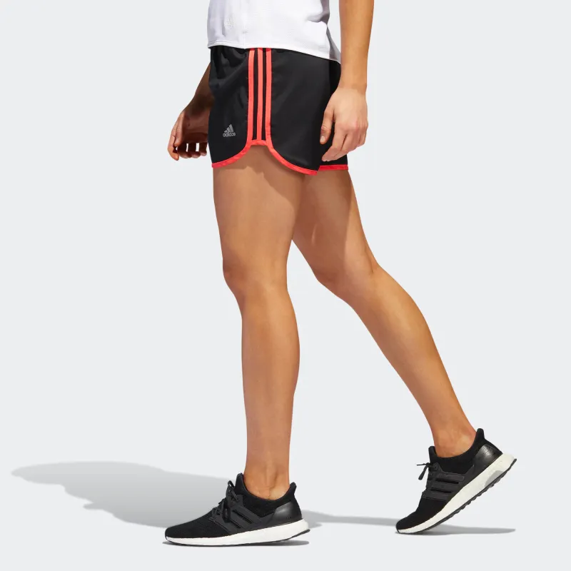 Adidas M20 Sports Shorts Women's Black/Attention Grabbing Red-4