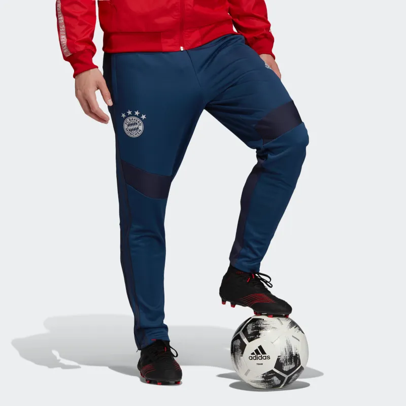 Adidas Bayern Munich Knitted Sports Pants Men's Marine Blue-5
