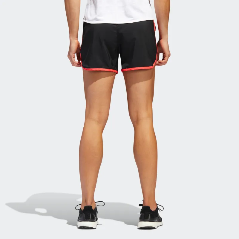 Adidas M20 Sports Shorts Women's Black/Attention Grabbing Red-3
