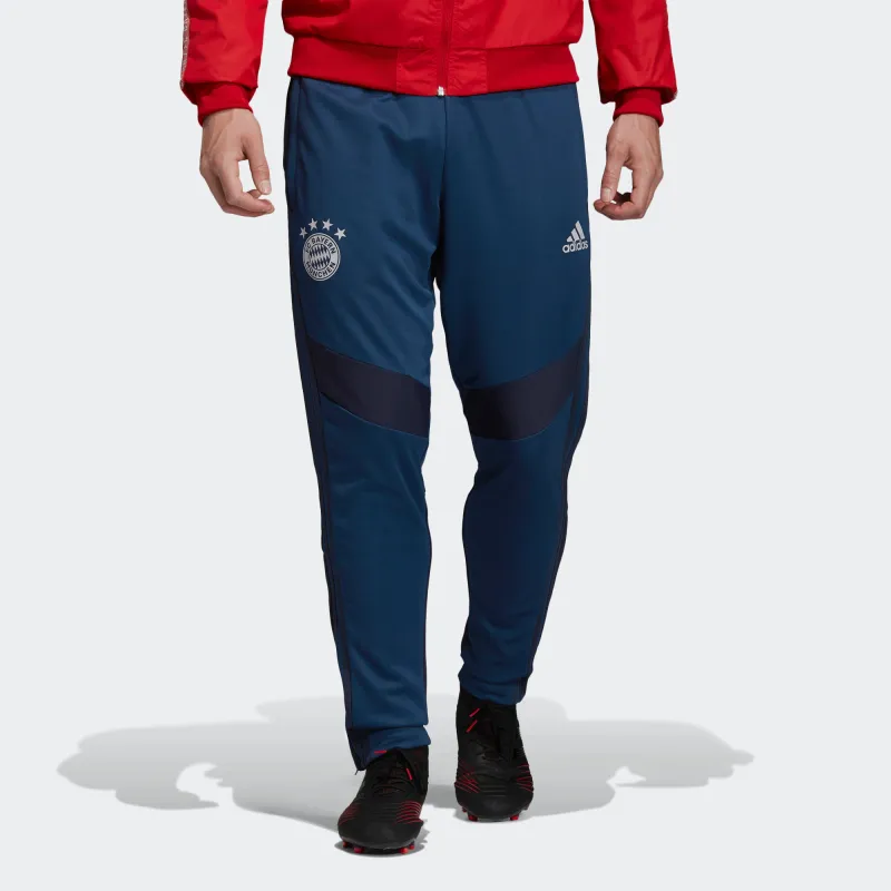 Adidas Bayern Munich Knitted Sports Pants Men's Marine Blue-2