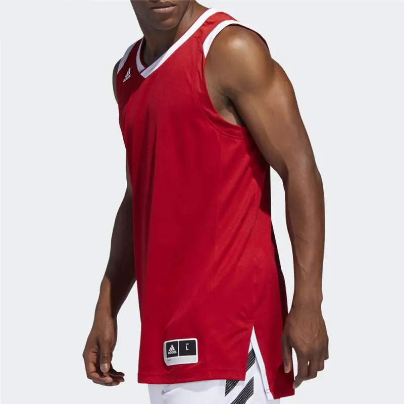 Adidas Basketball Jersey Men's Red-3