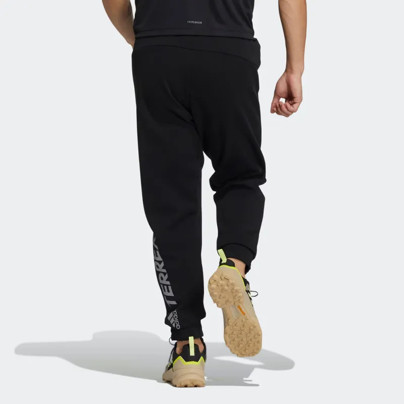 Adidas Knitted Sports Pants Men's Black-2