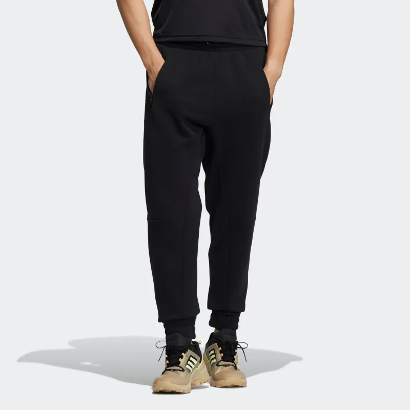 Adidas Knitted Sports Pants Men's Black-1