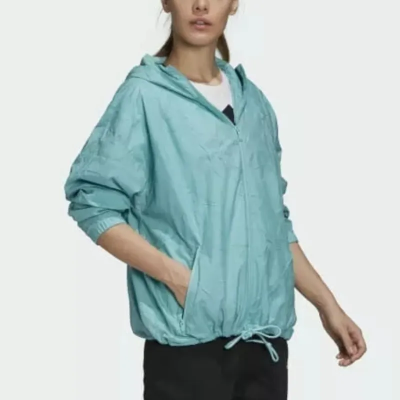 Adidas Spirit W.N.D Primeblue Multisport Jacket Women's Blue-4