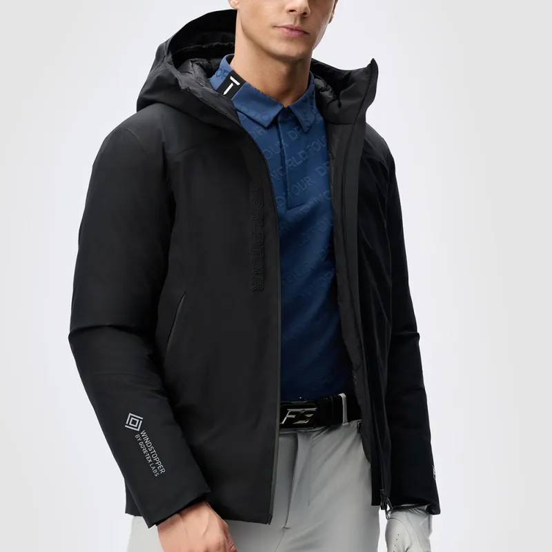 FILA Golf Series Down Jacket Men's Pitch Black-5