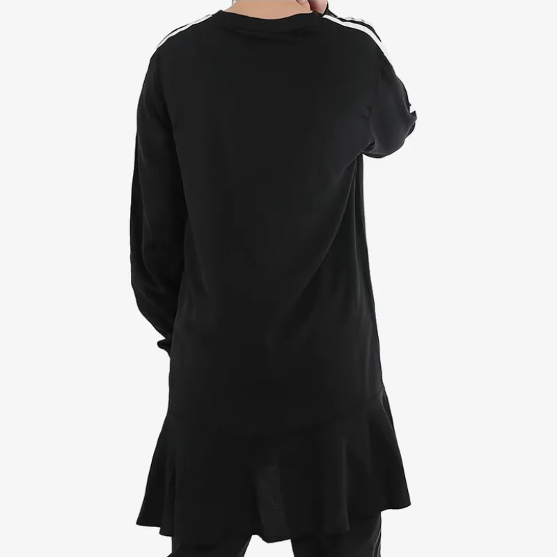 Adidas Originals Long Sleeved Dresses Women's Black-4