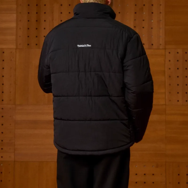 NBA x Mitchell & Ness Puffer Jacket Unisex Black-2