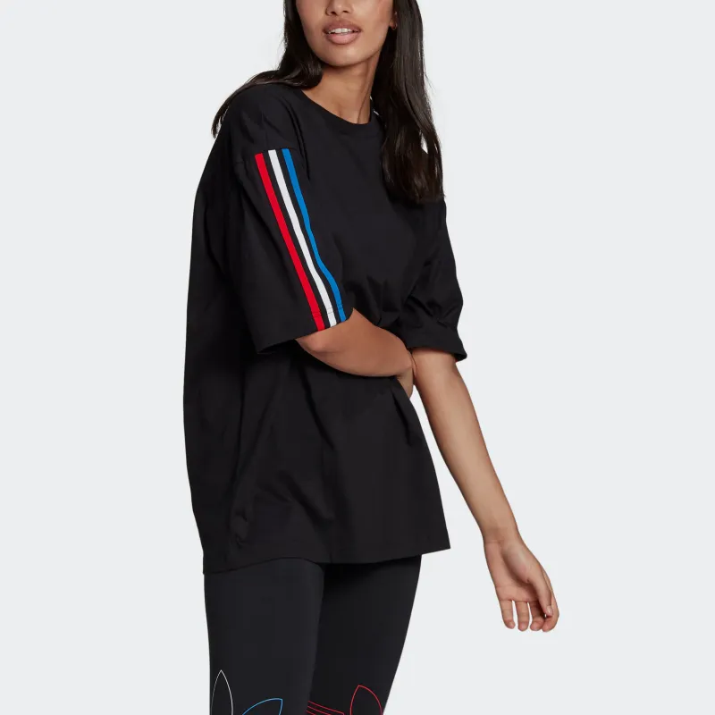 Adidas Originals Oversized Tee T Shirt Women's Black-2