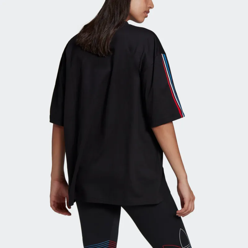 Adidas Originals Oversized Tee T Shirt Women's Black-1